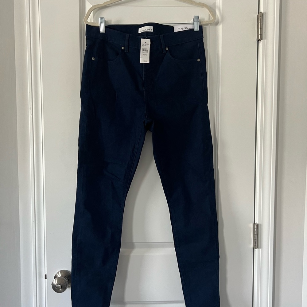LOFT Women's Dark Rinse Jeggings